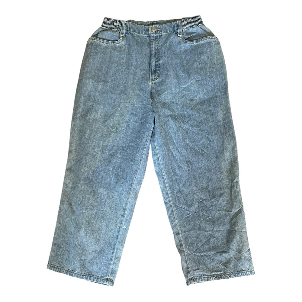 Bill Blass Women’s Denim Capris – Blue, Size 8 (NWT - Picture 2 of 11